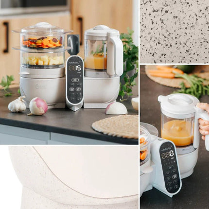 Babymoov Keukenmachine Nutribaby Mineral Beige - Babymoov - Babywinkel - 3661276179820
