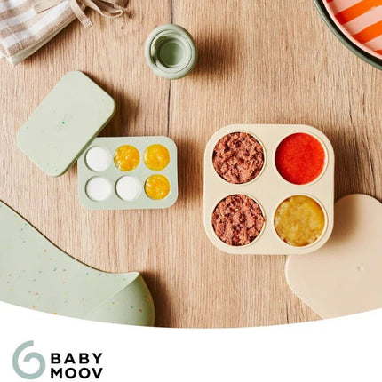 Babymoov Set Siliconen bakjes + Knabbelaar koop je bij Babywinkel