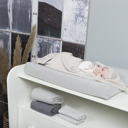 Baby's Only Aankleedkussenhoes Breeze Grijs 45x70cm - Baby's Only - Babywinkel - 8720088330784