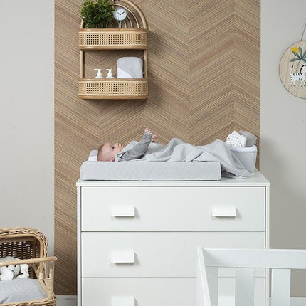 Baby's Only Aankleedkussenhoes Reef Dusty Grey 45x70cm - Baby's Only - Babywinkel - 8720512360844