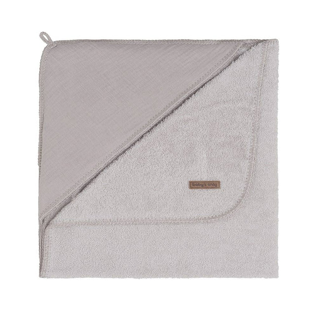 Baby's Only Badcape Baby Breeze Urban Taupe 75x85 - Baby's Only - Babywinkel - 8720512360509
