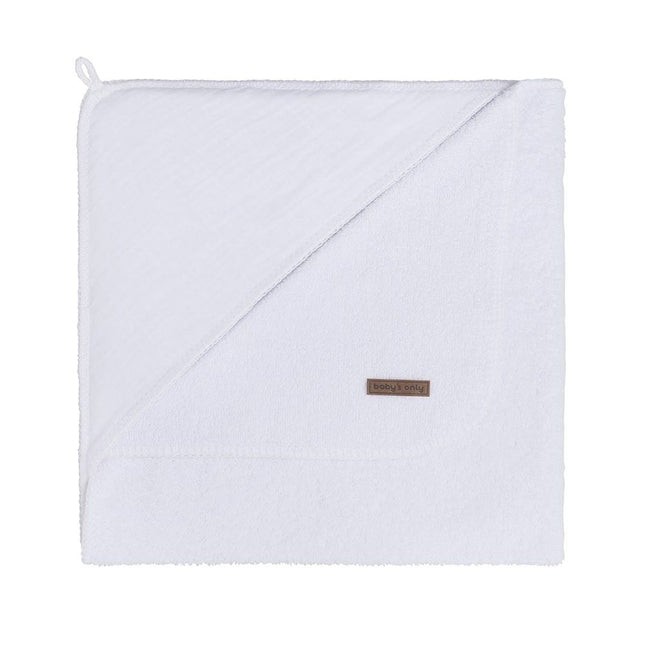Baby's Only Badcape Baby Breeze Wit 75x85 - Baby's Only - Babywinkel - 8720512360486