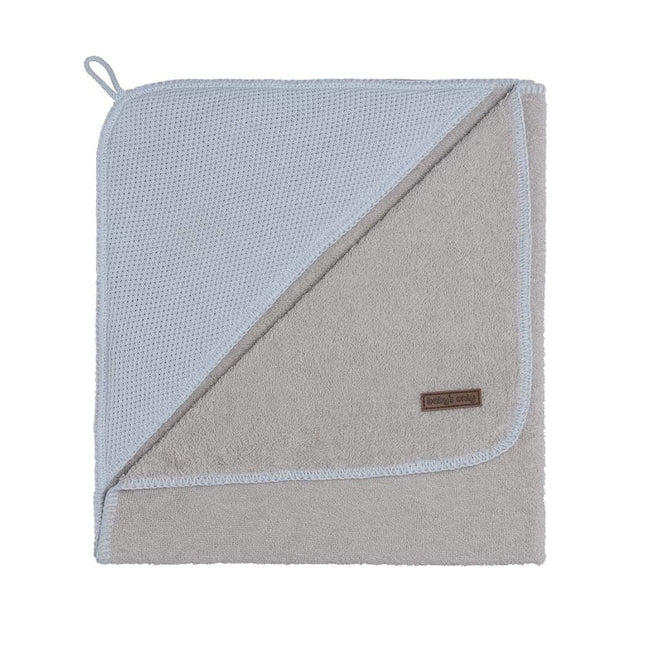 Baby's Only Badcape Baby Classic Poederblauw 75x85cm - Baby's Only - Babywinkel - 8719497042746