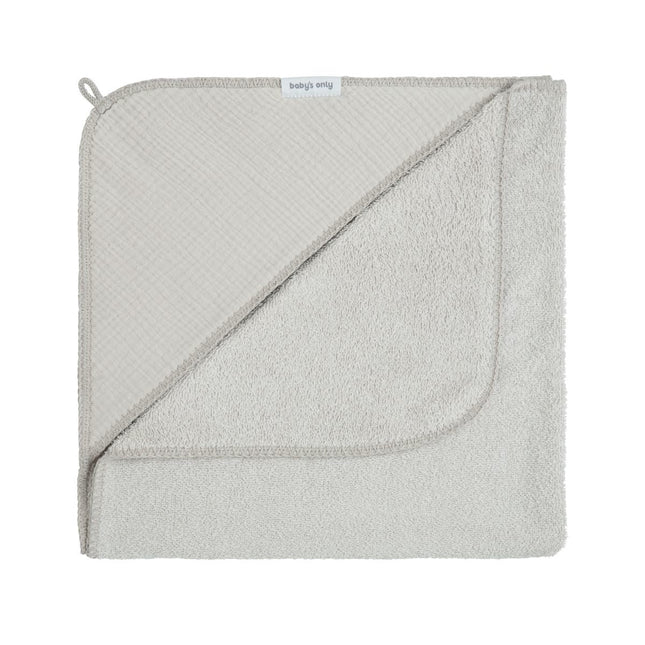 Baby's Only Badcape Baby Fresh Urban Taupe - Baby's Only - Babywinkel - 8720791355203
