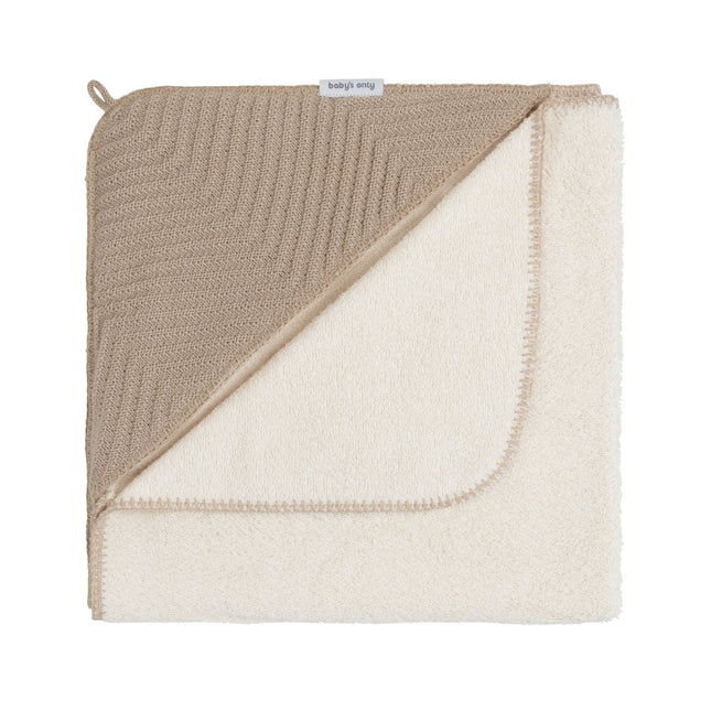 Baby's Only Badcape Baby Grace Beige 75X85cm - Baby's Only - Babywinkel - 8720791356095