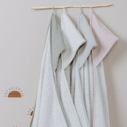 Baby's Only Badcape Baby Sky Warm Linen 75X85cm - Baby's Only - Babywinkel - 8720512366853