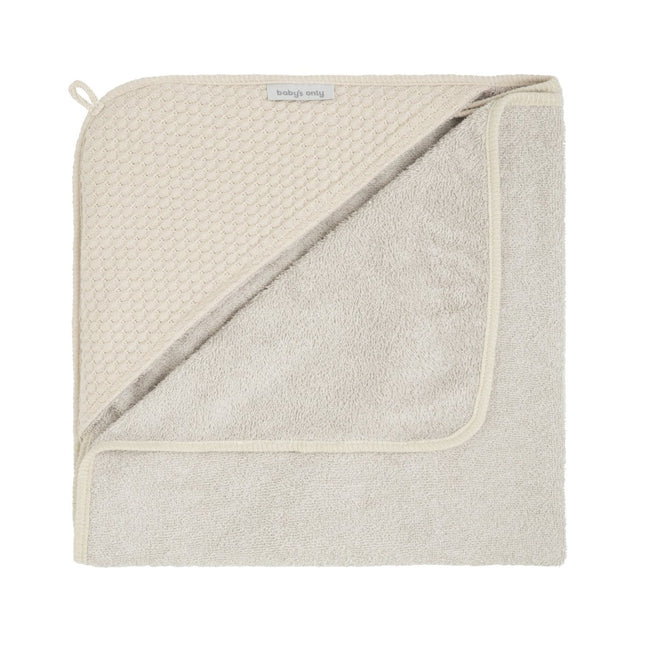 Baby's Only Badcape Baby Sky Warm Linen 75X85cm - Baby's Only - Babywinkel - 8720512366853