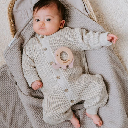 Baby's Only Bijtring Olifant Oud Roze - Baby's Only - Babywinkel - 8720512364651