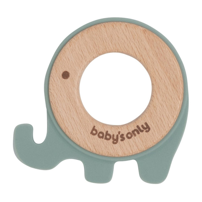 Baby's Only Bijtring Olifant Stonegreen - Baby's Only - Babywinkel - 8720512364668