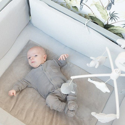 Baby's Only Boxkleed Classic Zilver/Grijs 80x100cm - Baby's Only - Babywinkel - 8719075020470