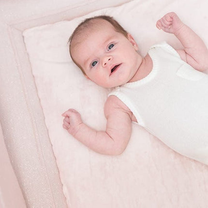 Baby's Only Boxkleed Sparkle Melee Goudmint 75x95cm - Baby's Only - Babywinkel - 8719497048038