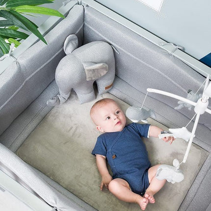 Baby's Only Boxkleed Sparkle Melee Goudmint 75x95cm - Baby's Only - Babywinkel - 8719497048038