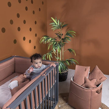 Baby's Only Boxkleed Sparkle Melee Goudmint 75x95cm - Baby's Only - Babywinkel - 8719497048038