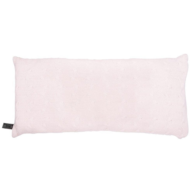 Baby's Only Kussen Cable Classic Roze 60x30cm - Baby's Only - Babywinkel - 8719075021446