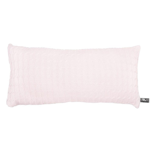 Baby's Only Kussen Cable Classic Roze 60x30cm - Baby's Only - Babywinkel - 8719075021446