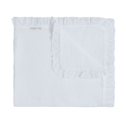 Baby's Only Ledikantdeken Calm Wit - Baby's Only - Babywinkel - 8720791359393