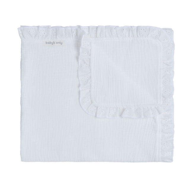 Baby's Only Ledikantdeken Calm Wit - Baby's Only - Babywinkel - 8720791359393