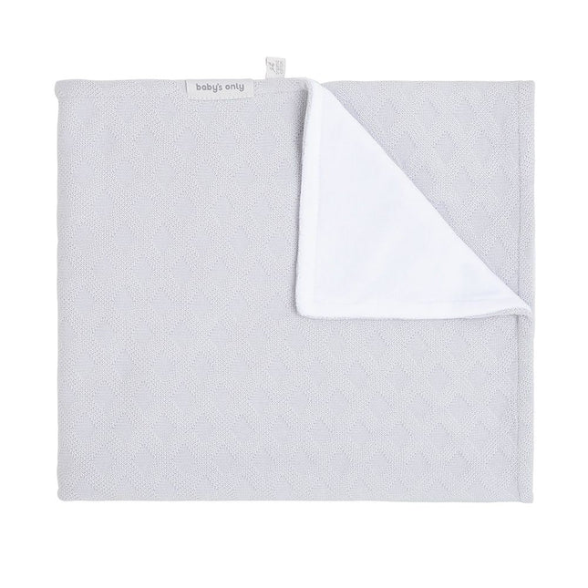 Baby's Only Ledikantdeken Chenille Reef Dusty Grey - Baby's Only - Babywinkel - 8720512360721