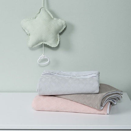 Baby's Only Ledikantdeken Chenille Reef Dusty Grey - Baby's Only - Babywinkel - 8720512360721
