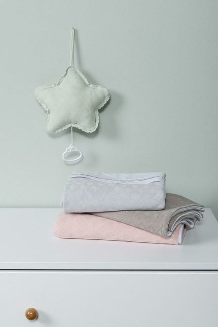 Baby's Only Ledikantdeken Chenille Reef Dusty Grey - Baby's Only - Babywinkel - 8720512360721