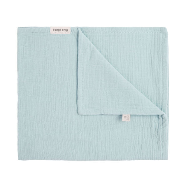 Baby's Only Ledikantdeken Fresh Misty Blue 100x135cm - Baby's Only - Babywinkel - 8720791354879