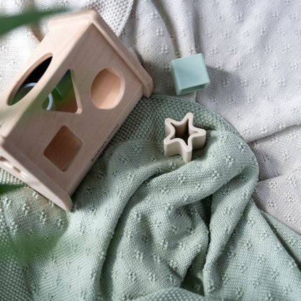 Baby's Only Ledikantdeken Mood Laurel Green - Baby's Only - Babywinkel - 8720791359461