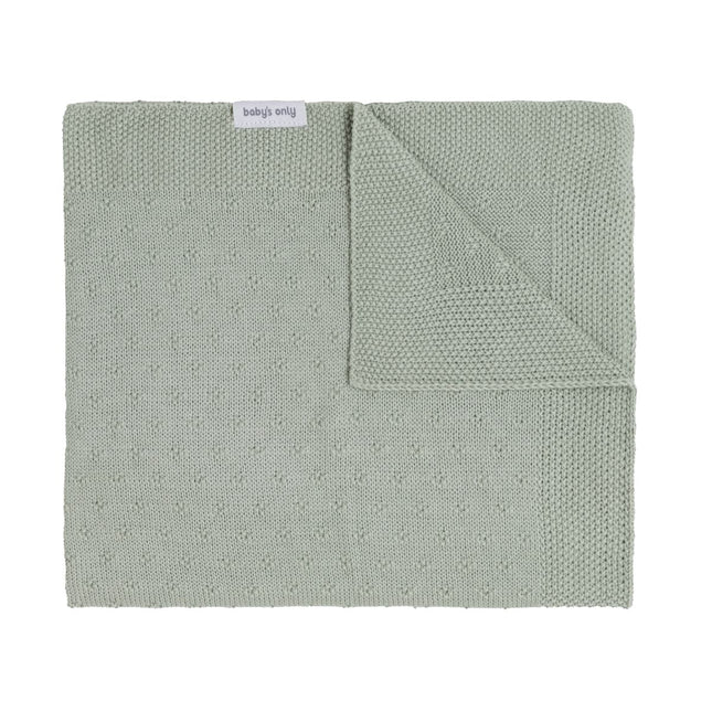 Baby's Only Ledikantdeken Mood Laurel Green - Baby's Only - Babywinkel - 8720791359461