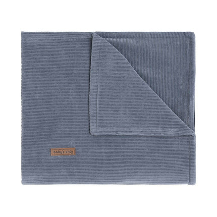 Baby's Only Ledikantdeken Sense Vintage Blue - Baby's Only - Babywinkel - 8720088336243