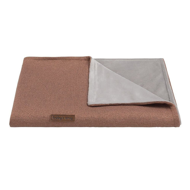 Baby's Only Ledikantdeken Soft Sparkle Melee Koperhoney - Baby's Only - Babywinkel - 8719497048120