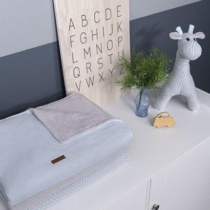 Baby's Only Ledikantdeken Teddy Classic Zilver/Grijs - Baby's Only - Babywinkel - 8719497047505