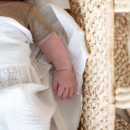 Baby's Only Ledikantlaken Calm Wit met Ruffle - Baby's Only - Babywinkel - 8720791358952