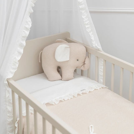 Baby's Only Ledikantlaken Calm Wit met Ruffle - Baby's Only - Babywinkel - 8720791358952