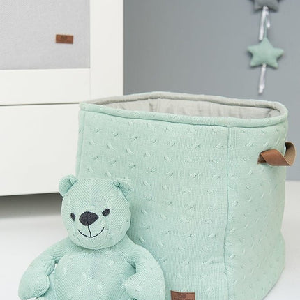 Baby's Only Mandje Cable Mint - Baby's Only - Babywinkel - 8719075025994