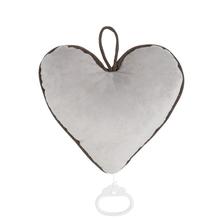 Baby's Only Muziekhanger Baby Hart Classic Cacao - Baby's Only - Babywinkel - 8720512362275