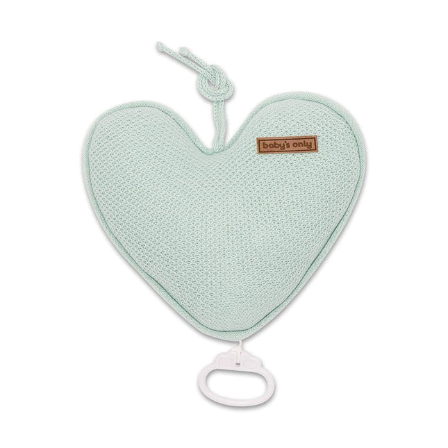 Baby's Only Muziekhanger Baby Hart Classic Mint - Baby's Only - Babywinkel - 8719075020883