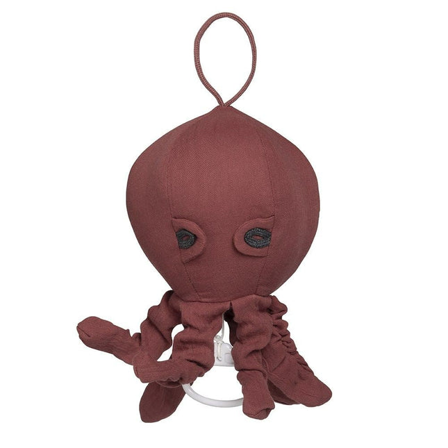 Baby's Only Muziekhanger Baby Octopus Breeze Stone Red - Baby's Only - Babywinkel - 8720512360653
