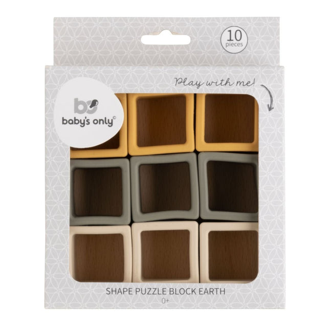 Baby's Only Puzzel Blok Earth - Baby's Only - Babywinkel - 8720791353551
