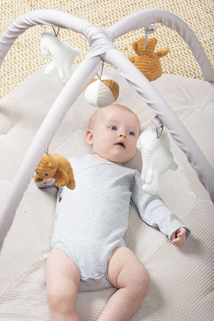 Baby's Only Romper Lange Mouw Melange Grijs koop je bij Babywinkel