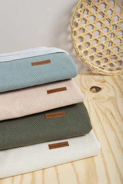 Baby's Only Wiegdeken Soft Classic Stonegreen koop je bij Babywinkel