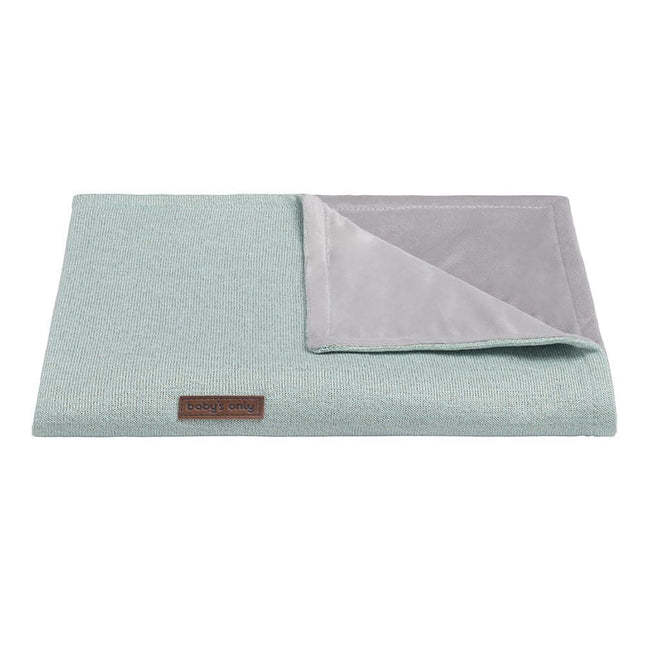 Baby's Only Wiegdeken Soft Sparkle Melee Goudmint - Baby's Only - Babywinkel - 8719497048090
