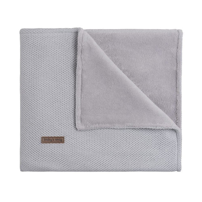 Baby's Only Wiegdeken Teddy Classic Zilver/Grijs - Baby's Only - Babywinkel - 8719497047413
