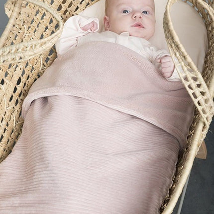 Baby's Only Wiegdeken Teddy Sense Oud Roze - Baby's Only - Babywinkel - 8720088334249