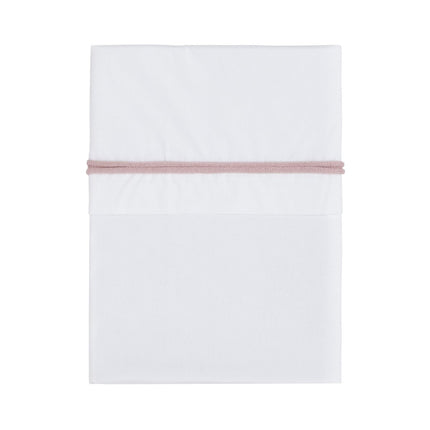 Baby's Only Wieglaken Gebreid Bies Oud Roze/Wit - Baby's Only - Babywinkel - 8718481187616