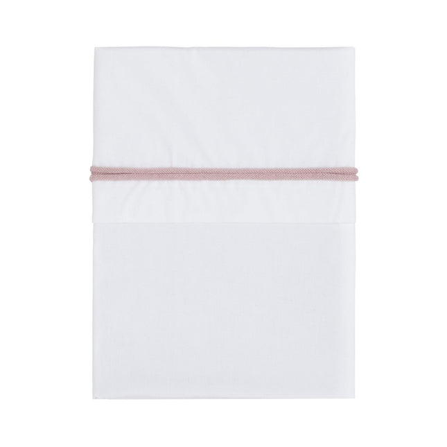 Baby's Only Wieglaken Gebreid Bies Oud Roze/Wit - Baby's Only - Babywinkel - 8718481187616