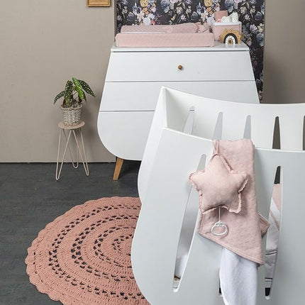 Baby's Only Wikkeldeken Baby Chenille Reef Misty Pink - Baby's Only - Babywinkel - 8720512360912