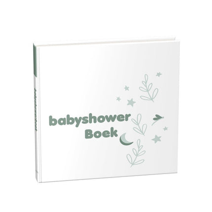 Babyshowerboek wit - groen - Babywinkel - 9789083067773