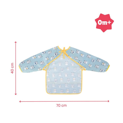 Badabulle Slabbetje Lange Mouwen Blauw - Badabulle - Babywinkel - 3661276174160