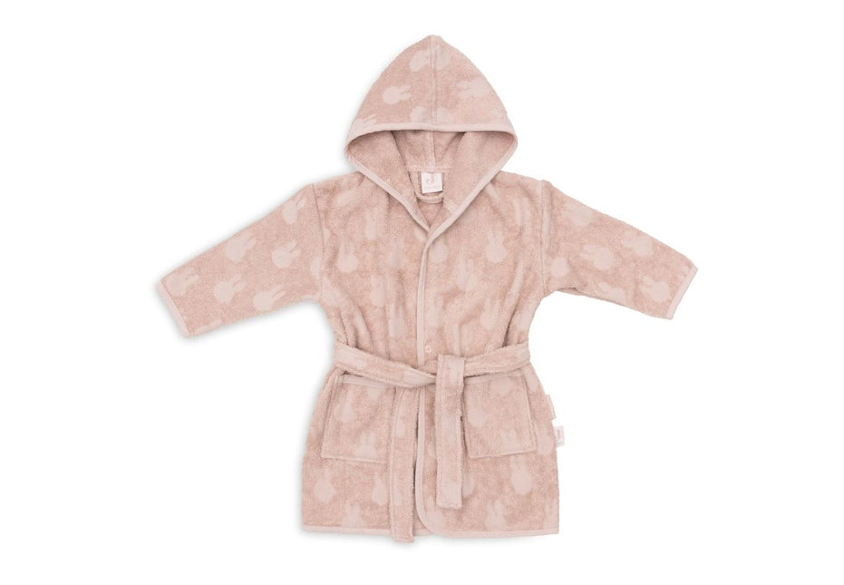 Badjas Badstof 3 - 4 jaar Miffy Jacquard - Wild Rose - Babywinkel - 8717329378766