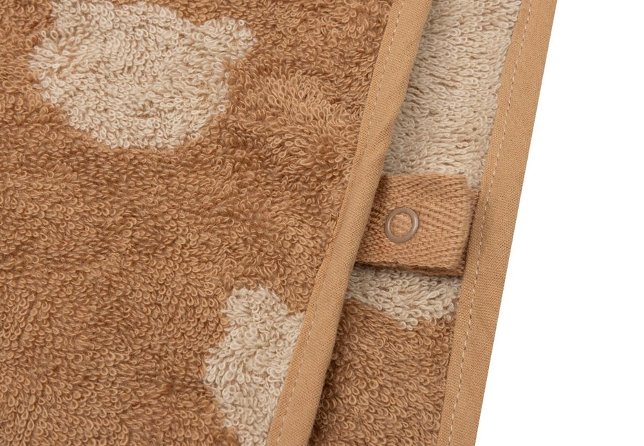 Badponcho Badstof - Jacquard Biscuit koop je bij Babywinkel