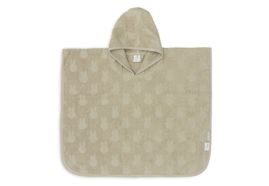 Badponcho Badstof Miffy Jacquard - Olive Green - Babywinkel - 8717329378773